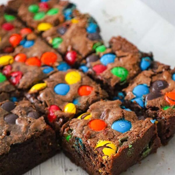 Brownies with Gems - bake-a-teriabygurneet.in